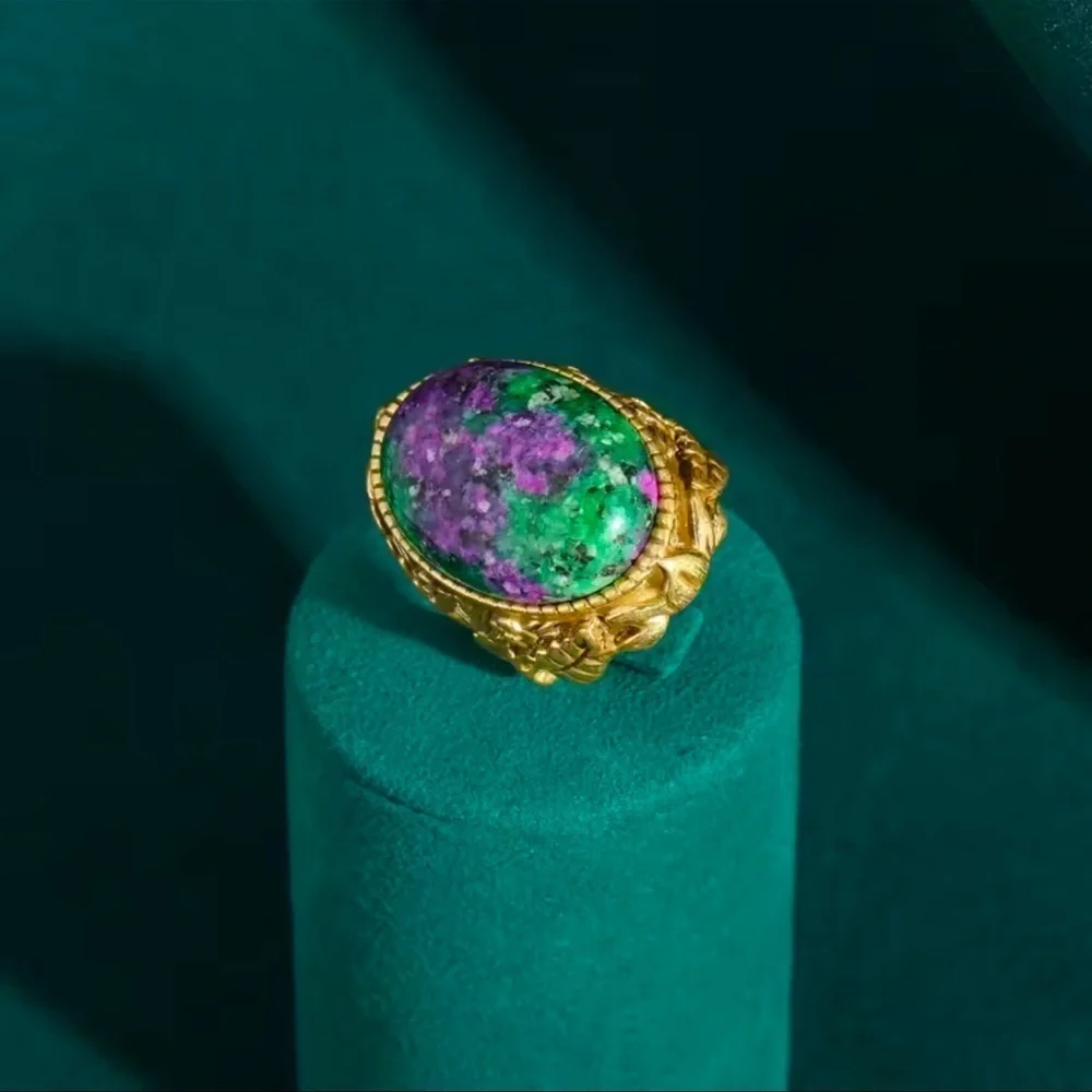 Timeless Royal Heritage Antique Brass Masterpiece Ring